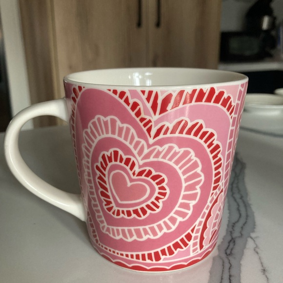 Starbucks ceramic heart mug 14oz - Picture 2 of 7